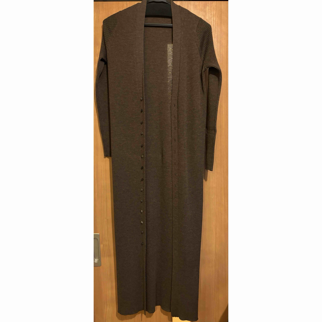 GALERIE VIE - 美品！GALERIE VIE ウール ロングカーディガン ブラウン