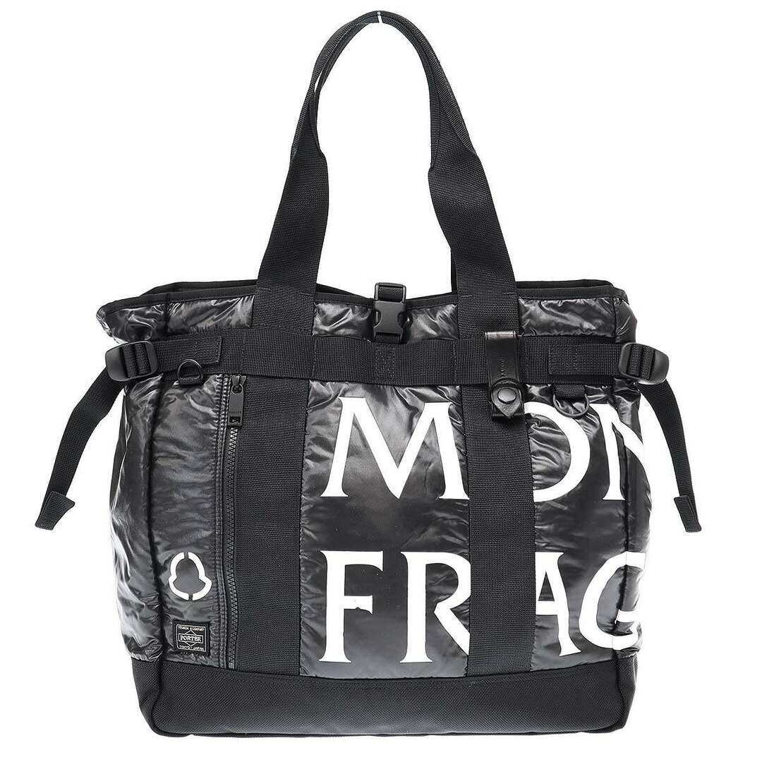 MONCLER - MONCLER GENIUS 7 FRAGMENT HIROSHI FUJIWA×PORTER モンクレール ジーニアス フラグメント 藤原ヒロシ ポーター トートバッグ  ブラック