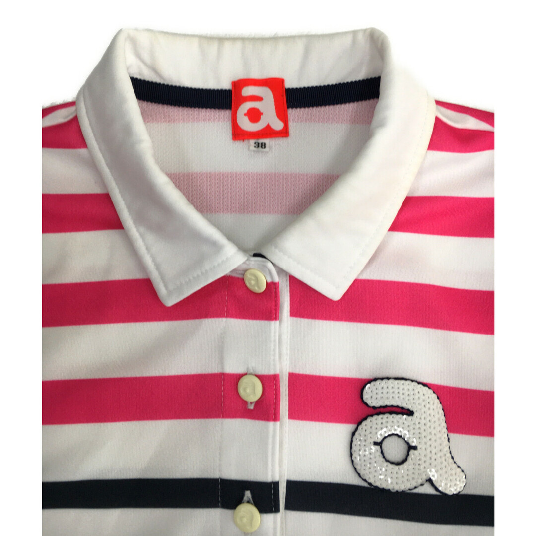 coco アルチビオ archivio レディース 長袖ポロシャツ 38(M) 白 coco アルチビオ archivio レディース 長袖ポロシャツ 38(M) 白