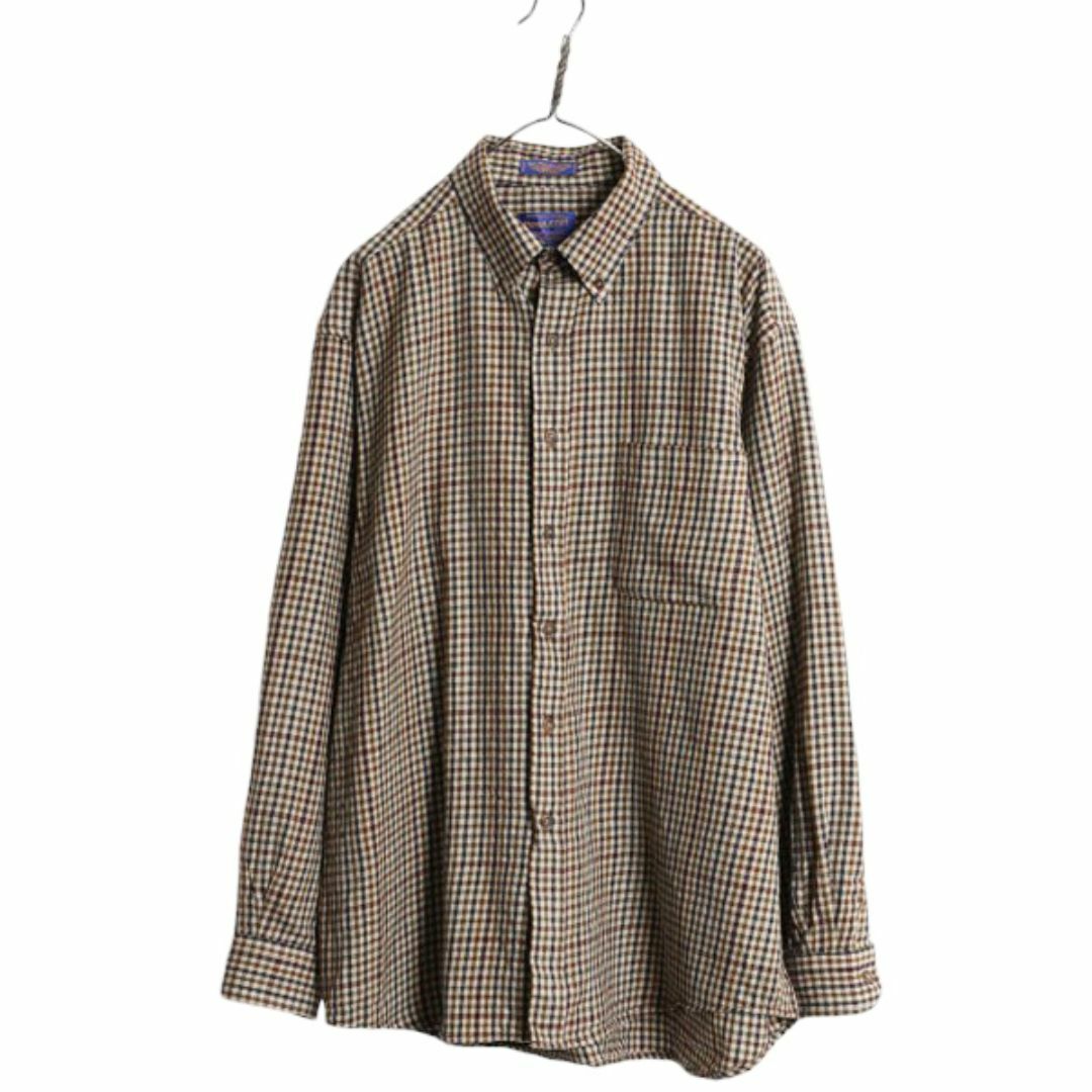 PENDLETON - 最上級 90s ペンドルトン ギンガム チェック ウール PENDLETON - 最上級 90s ペンドルトン ギンガム チェック ウール