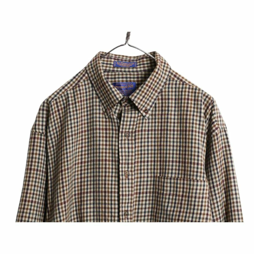 PENDLETON - 最上級 90s ペンドルトン ギンガム チェック ウール PENDLETON - 最上級 90s ペンドルトン ギンガム チェック ウール