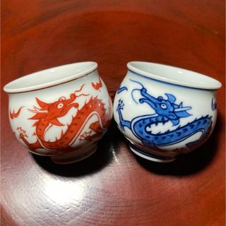 源右衛門窯 - 有田焼 源右衛門窯 古染梅紋 酒器揃え 徳利 2点 お 源右衛門窯 - 有田焼 源右衛門窯 古染梅紋 酒器揃え 徳利 2点 お