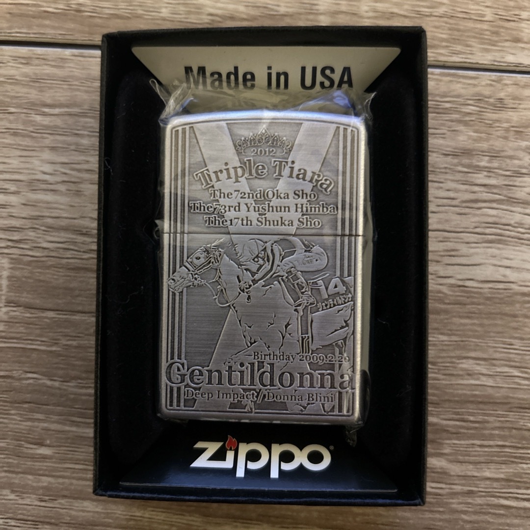 ZIPPO - 新品 未使用 希少 ジェンティルドンナ 競馬 ZIPPOの通販 ZIPPO - 新品 未使用 希少 ジェンティルドンナ 競馬 ZIPPOの通販