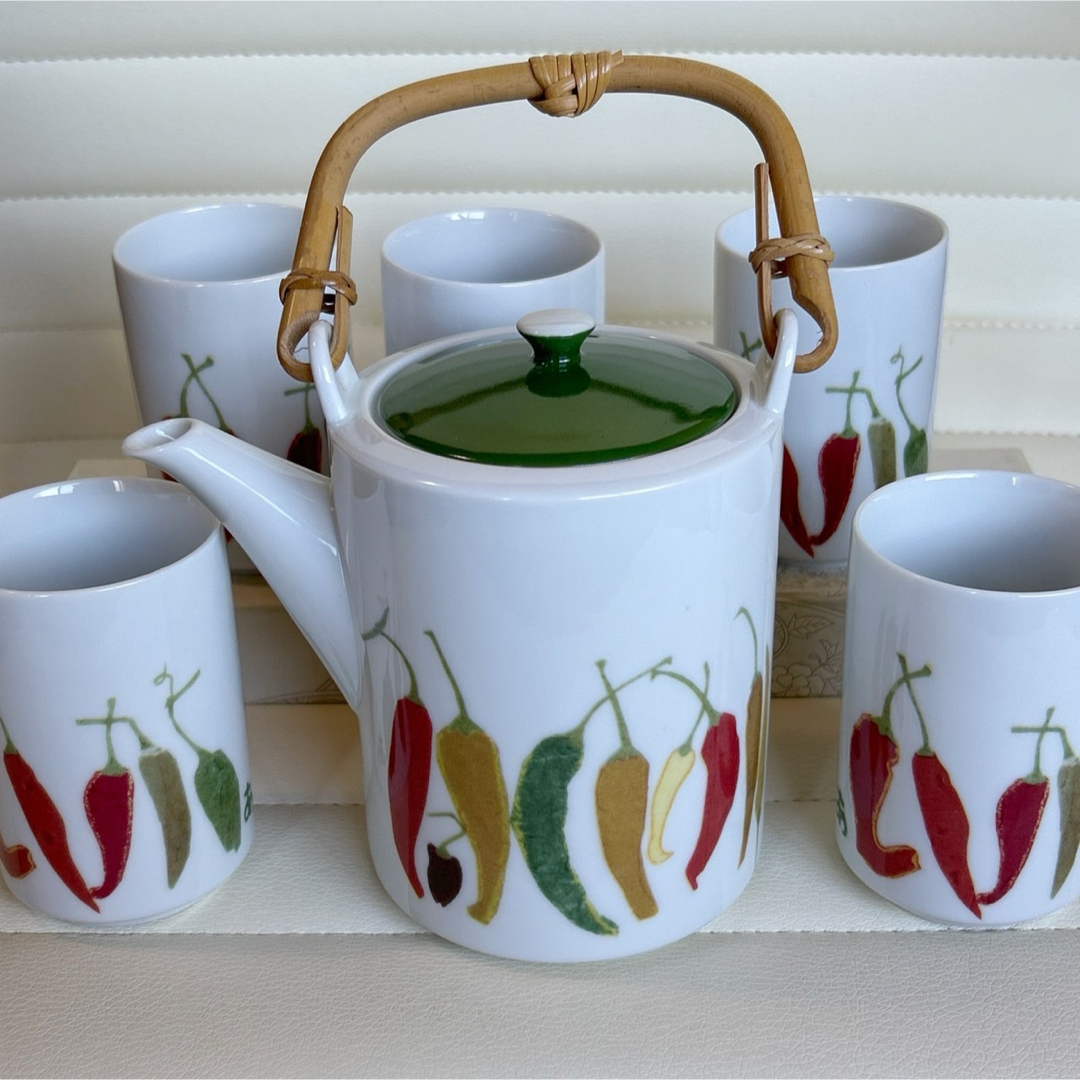 NARUMI - NARUMI 鳴海 茶器揃 5客セット 急須 ティーポット NARUMI - NARUMI 鳴海 茶器揃 5客セット 急須 ティーポット