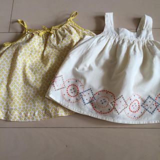 ベビーギャップ(babyGAP)のベビーギャップ babygap チュニック2枚セット(タンクトップ/キャミソール)