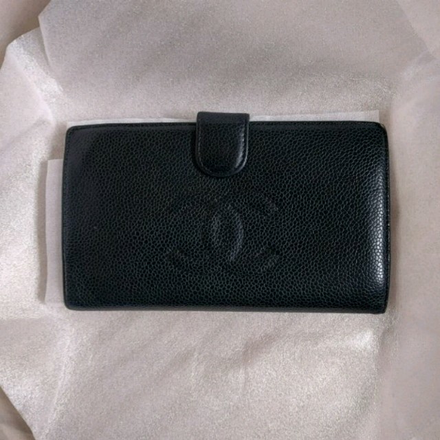 CHANEL(シャネル)の売り切り CHANEL キャビアスキン 財布 辺見えみり レディースのファッション小物(財布)の商品写真