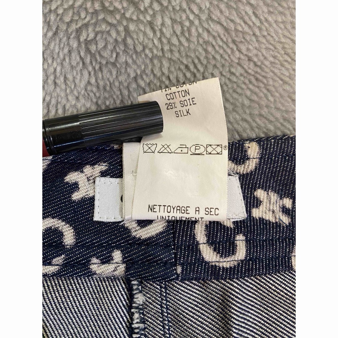 CELINE - 【CELINE】 セリーヌ デニム 総柄 パンツ size34 CELINE - 【CELINE】 セリーヌ デニム 総柄 パンツ size34