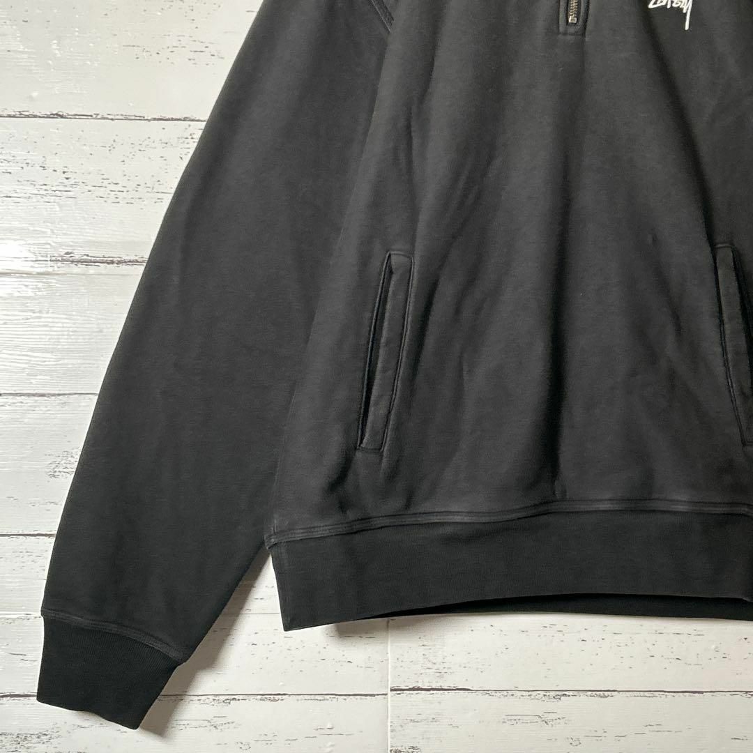 STUSSY - Q9【人気L】ステューシー☆スウェット 肉厚 ワン STUSSY - Q9【人気L】ステューシー☆スウェット 肉厚 ワン
