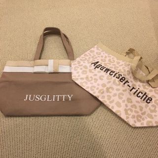 ジャスグリッティー(JUSGLITTY)の期間限定 ショッピングバック(ショップ袋)