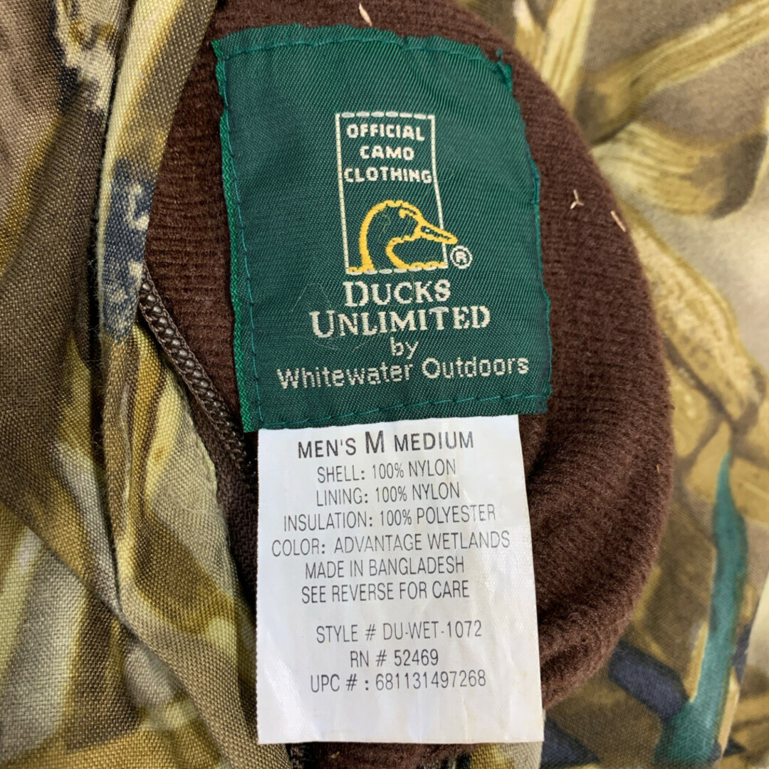 DUCKS UNLIMITED リバーシブル 中綿 ナイロンジャケット DUCKS UNLIMITED リバーシブル 中綿 ナイロンジャケット