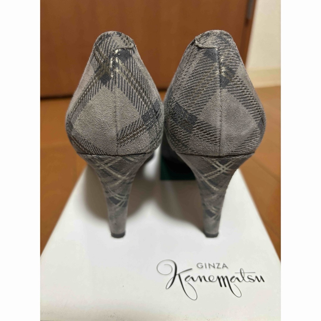 GINZA Kanematsu - 【新品同様】銀座かねまつ チェック柄 リボン