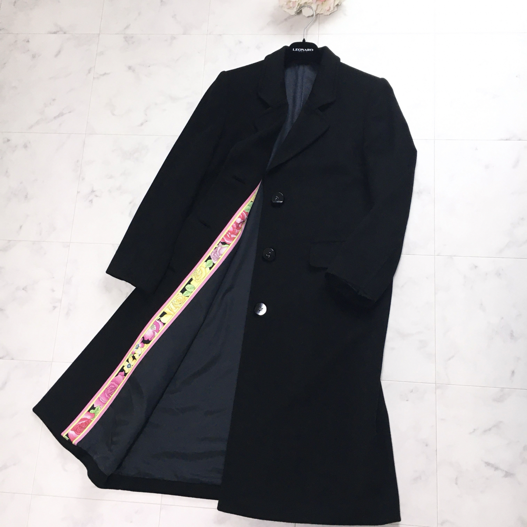 極美品】LEONARD レオナール トレンチコート ライナー付き 極美品】LEONARD レオナール トレンチコート ライナー付き