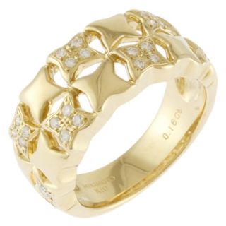 ミキモト(MIKIMOTO)のミキモト リング 指輪 10.5号 18金 K18イエローゴールド ダイヤモンド レディース MIKIMOTO  中古(リング(指輪))