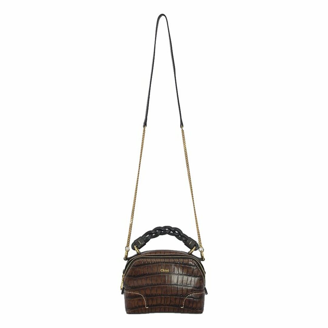 美品】 Chloe / クロエ | DARIA ダリア クロコ型押し 2Way 美品】 Chloe / クロエ | DARIA ダリア クロコ型押し 2Way