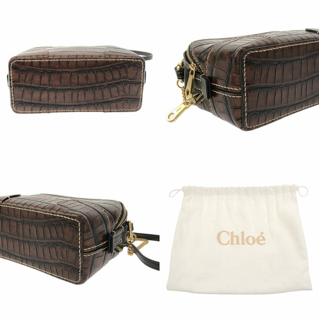 美品】 Chloe / クロエ | DARIA ダリア クロコ型押し 2Way 美品】 Chloe / クロエ | DARIA ダリア クロコ型押し 2Way