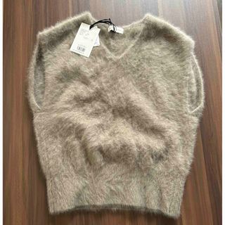 【新品】BARNYARDSTORM カシミヤ&フォックス　ノースリーブニット