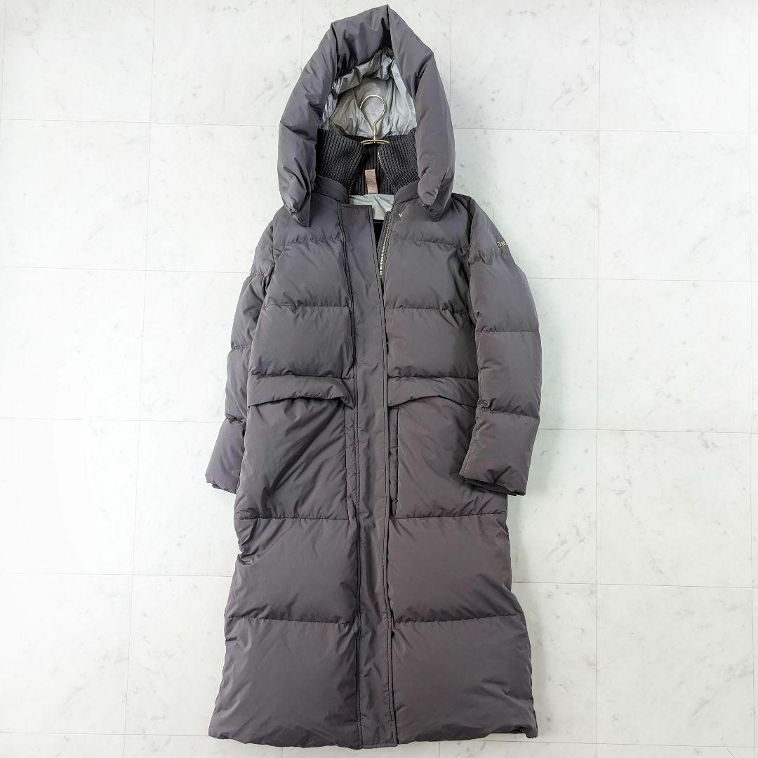 極美品【大きいサイズ42】デュノDUNO フードロングダウンコート 極美品【大きいサイズ42】デュノDUNO フードロングダウンコート