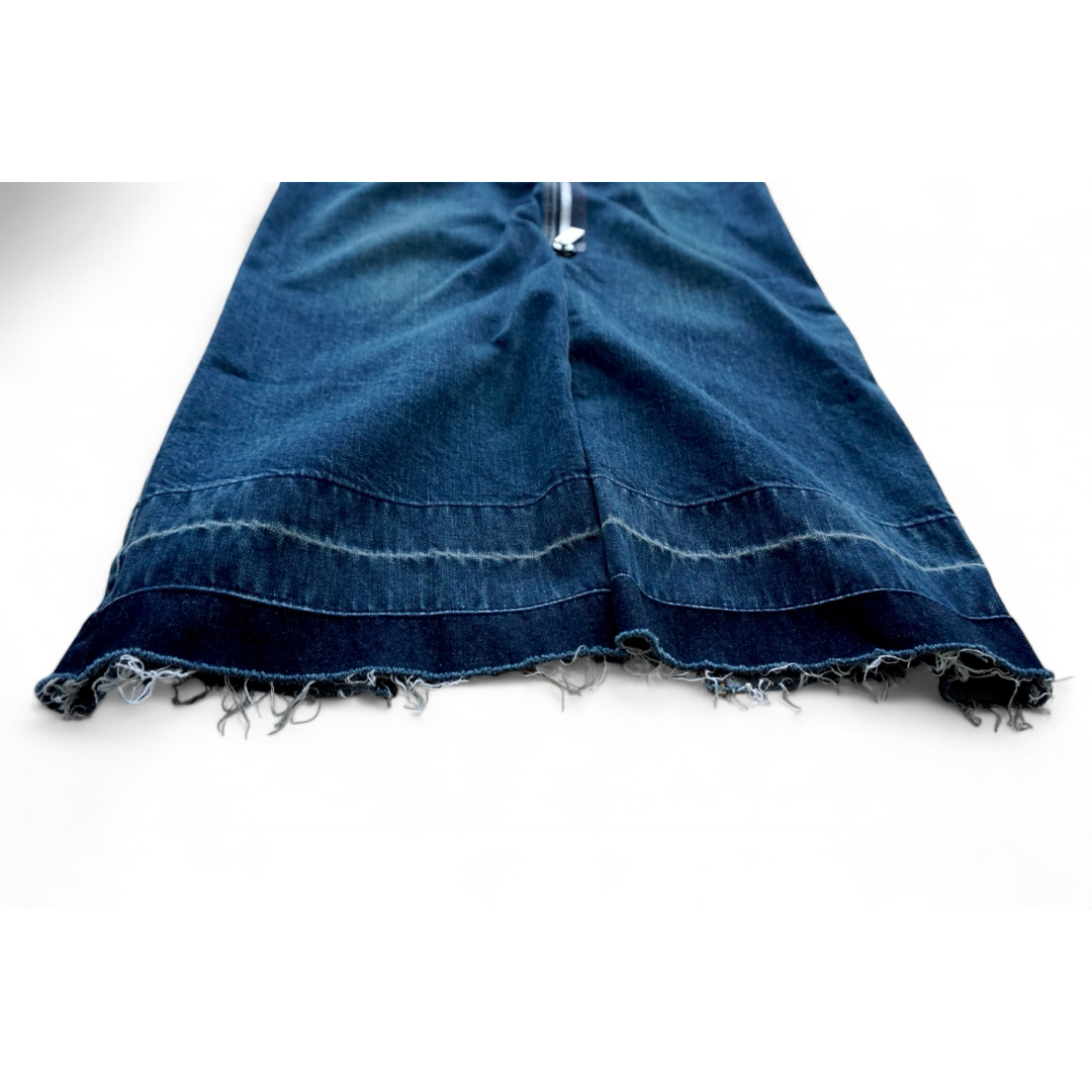 sacai - sacai サカイ ジップアップボアデニム ドレスワンピース sacai - sacai サカイ ジップアップボアデニム ドレスワンピース