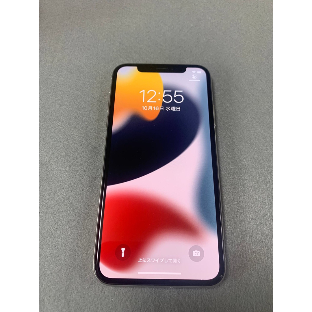 美品 国内版 SIMフリー iPhoneX 256GB シルバー色 美品 国内版 SIMフリー iPhoneX 256GB シルバー色