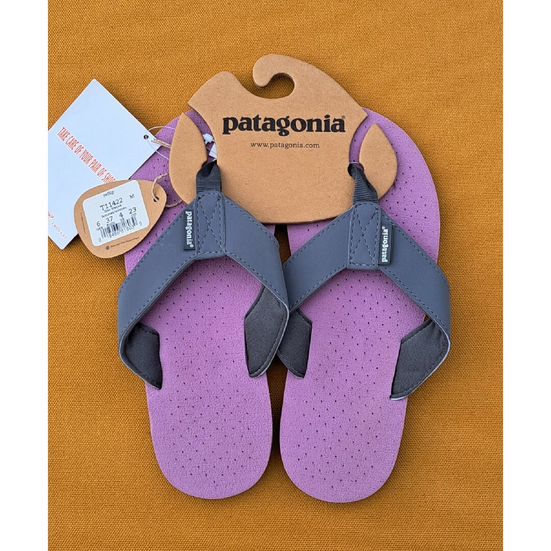 patagonia - パタゴニア Reflip 23cm サンダル Lilac Bisqueの patagonia - パタゴニア Reflip 23cm サンダル Lilac Bisqueの