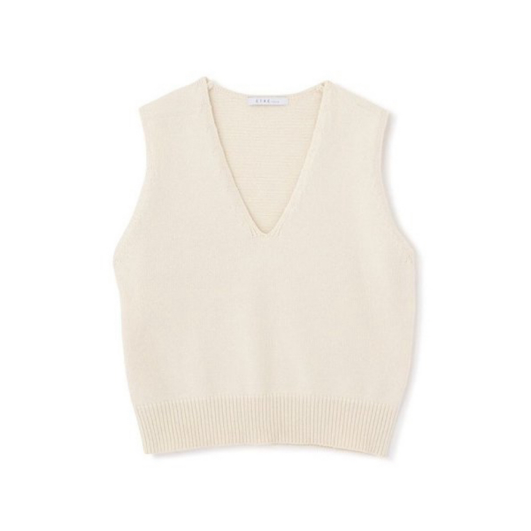 絶対的な信頼 ETRE TOKYO - 12/10限定値下♡プランジングネックニットベストの ベスト/ジレ
