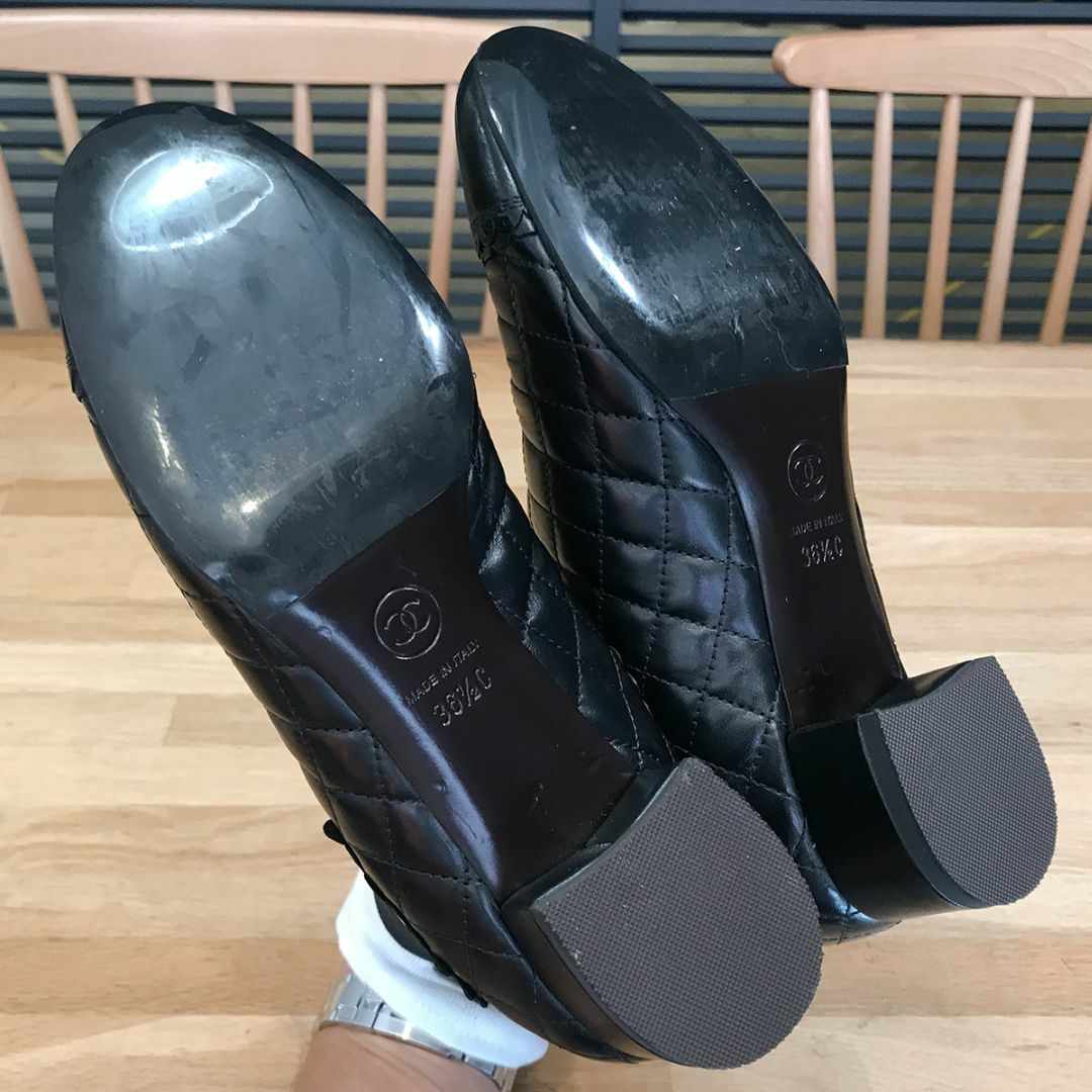 CHANEL - 超美品 シャネル マトラッセ ココマーク ブーティ CHANEL - 超美品 シャネル マトラッセ ココマーク ブーティ