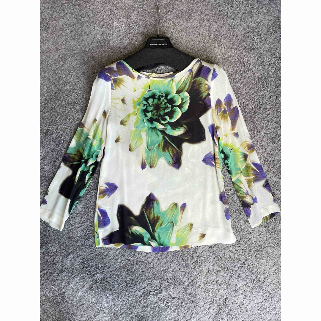 ETRO エトロ ☆ 正規品 新品未使用 ブラウス 長袖 プリント M ETRO エトロ ☆ 正規品 新品未使用 ブラウス 長袖 プリント M