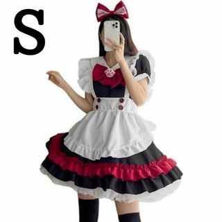 ❤メイド服❤ 猫 コスプレ ハロウィン 仮装 衣装 ゴスロリ Sサイズ(衣装)