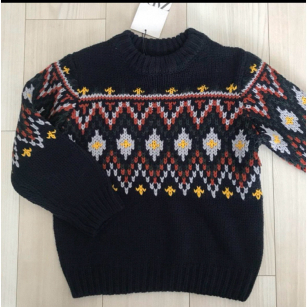 ZARA KIDS(ザラキッズ)のニット キッズ/ベビー/マタニティのキッズ服男の子用(90cm~)(ニット)の商品写真