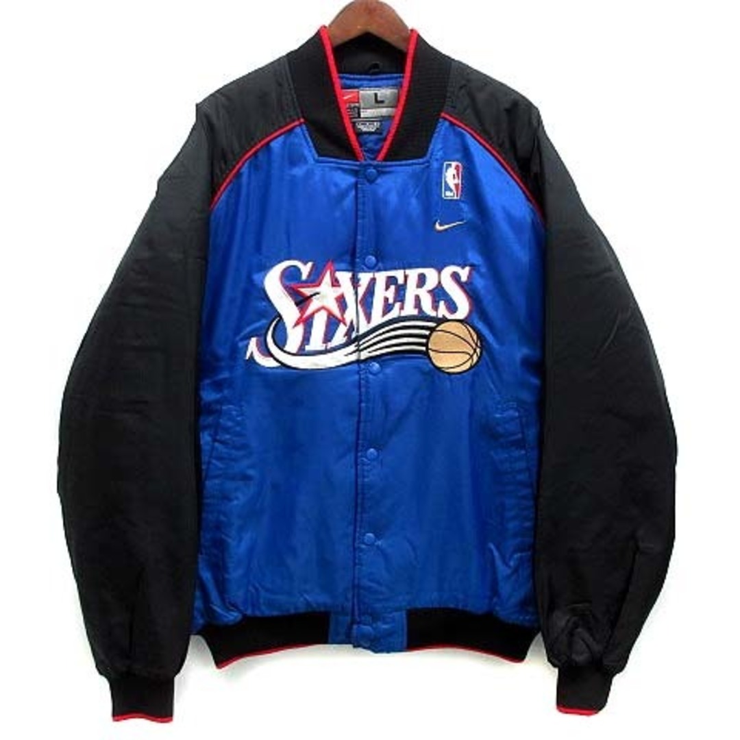 NIKE - ナイキ NBA シクサーズ ナイロン スタジャン バーシティ NIKE - ナイキ NBA シクサーズ ナイロン スタジャン バーシティ