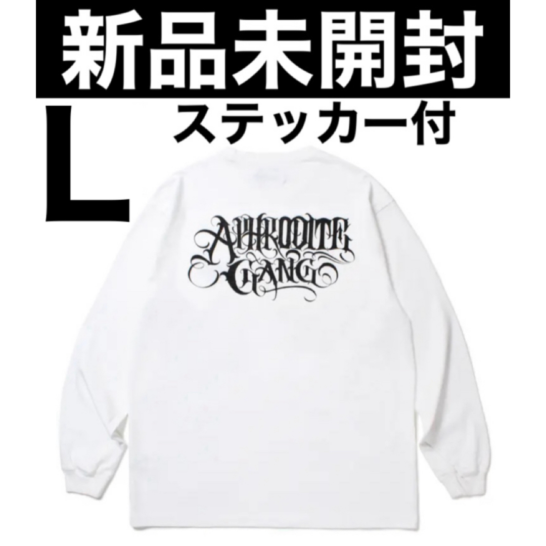舐達麻 CLASSIC LOGO PRINT L/S TEE ロンT 白L 舐達麻 CLASSIC LOGO PRINT L/S TEE ロンT 白L