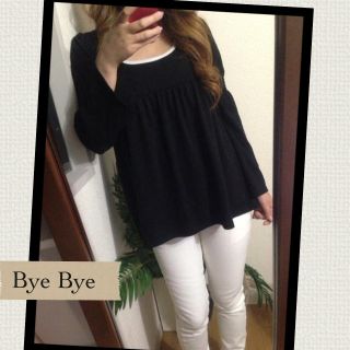 バイバイ(ByeBye)の送料無料ByeByeチュニックTシャツ(Tシャツ(長袖/七分))