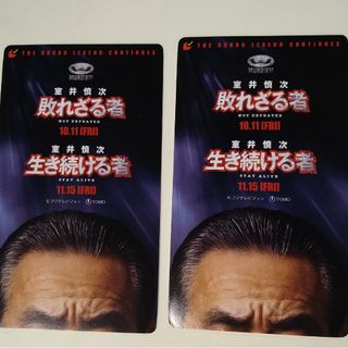 室井慎次　敗れざる者/生き続ける者/セットムビチケ２枚(邦画)