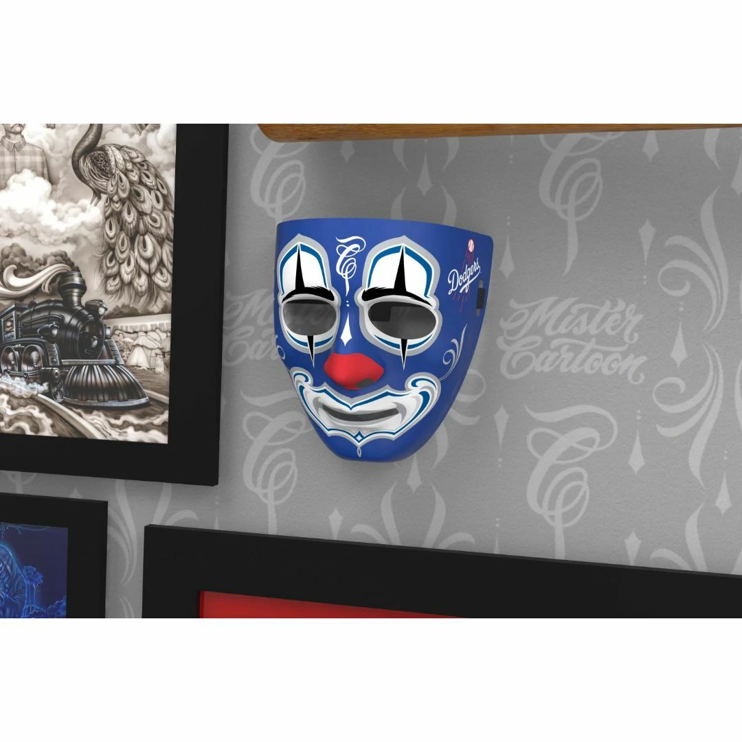 MR CARTOON MLB CLOWN MASK LA DODGERS マスク|キャップ・被り物 MR CARTOON MLB CLOWN MASK LA DODGERS マスク|キャップ・被り物