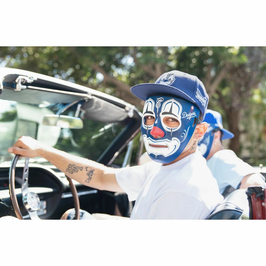 MR CARTOON MLB CLOWN MASK LA DODGERS マスク|キャップ・被り物 MR CARTOON MLB CLOWN MASK LA DODGERS マスク|キャップ・被り物