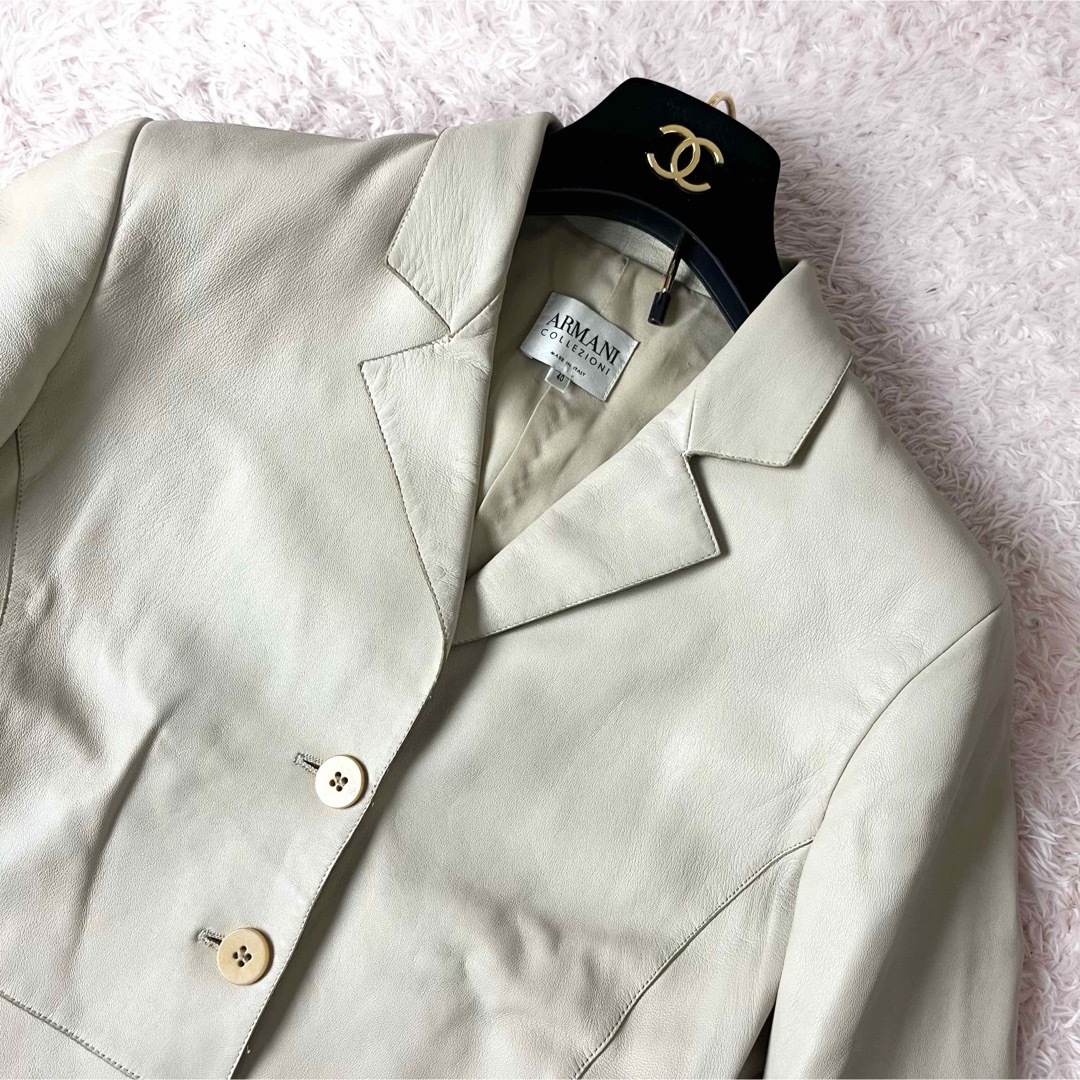 ARMANI COLLEZIONI - 19 アルマーニ 本革 カーフレザー ARMANI COLLEZIONI - 19 アルマーニ 本革 カーフレザー