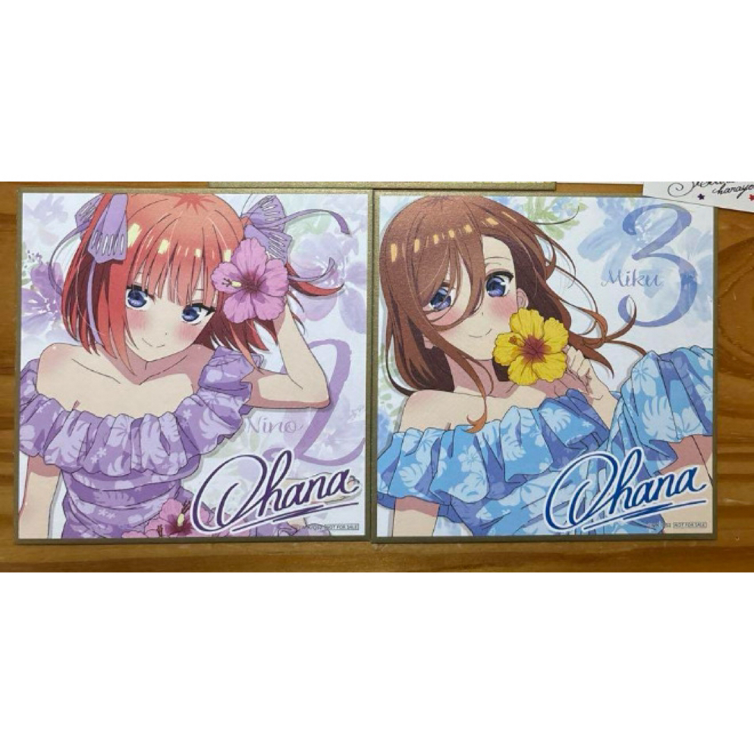 五等分の花嫁* 入場者特典 ミニ色紙 二乃 三玖 セットの通販 by 五等分の花嫁* 入場者特典 ミニ色紙 二乃 三玖 セットの通販 by