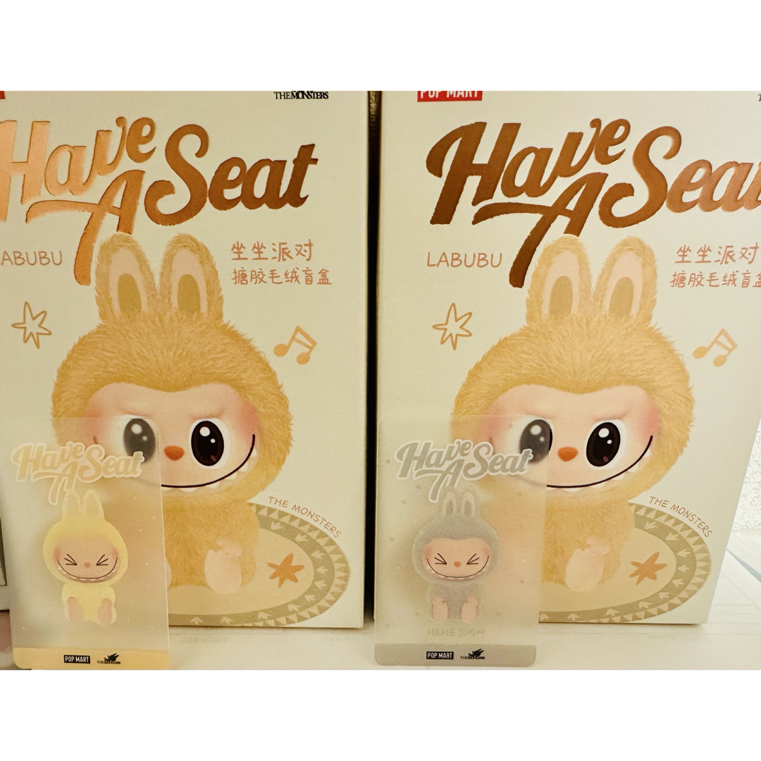 POP MART LABUBUぬいぐるみ Have A 深かっ Seat 2点 POP MART LABUBUぬいぐるみ Have A 深かっ Seat 2点