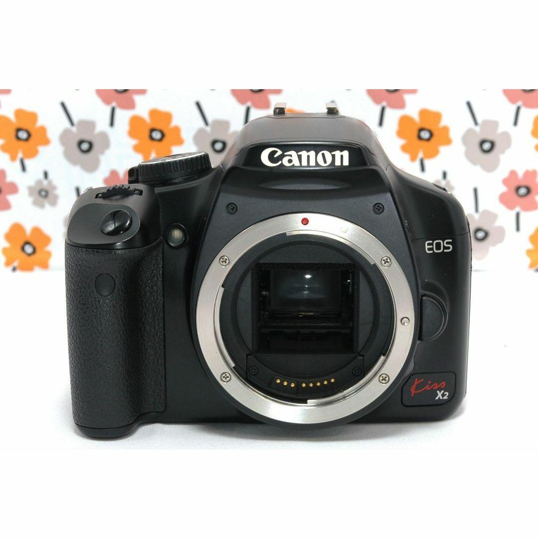 Canon Kiss X2☆スマホ転送OK☆写真撮影に特化した入門用一眼
