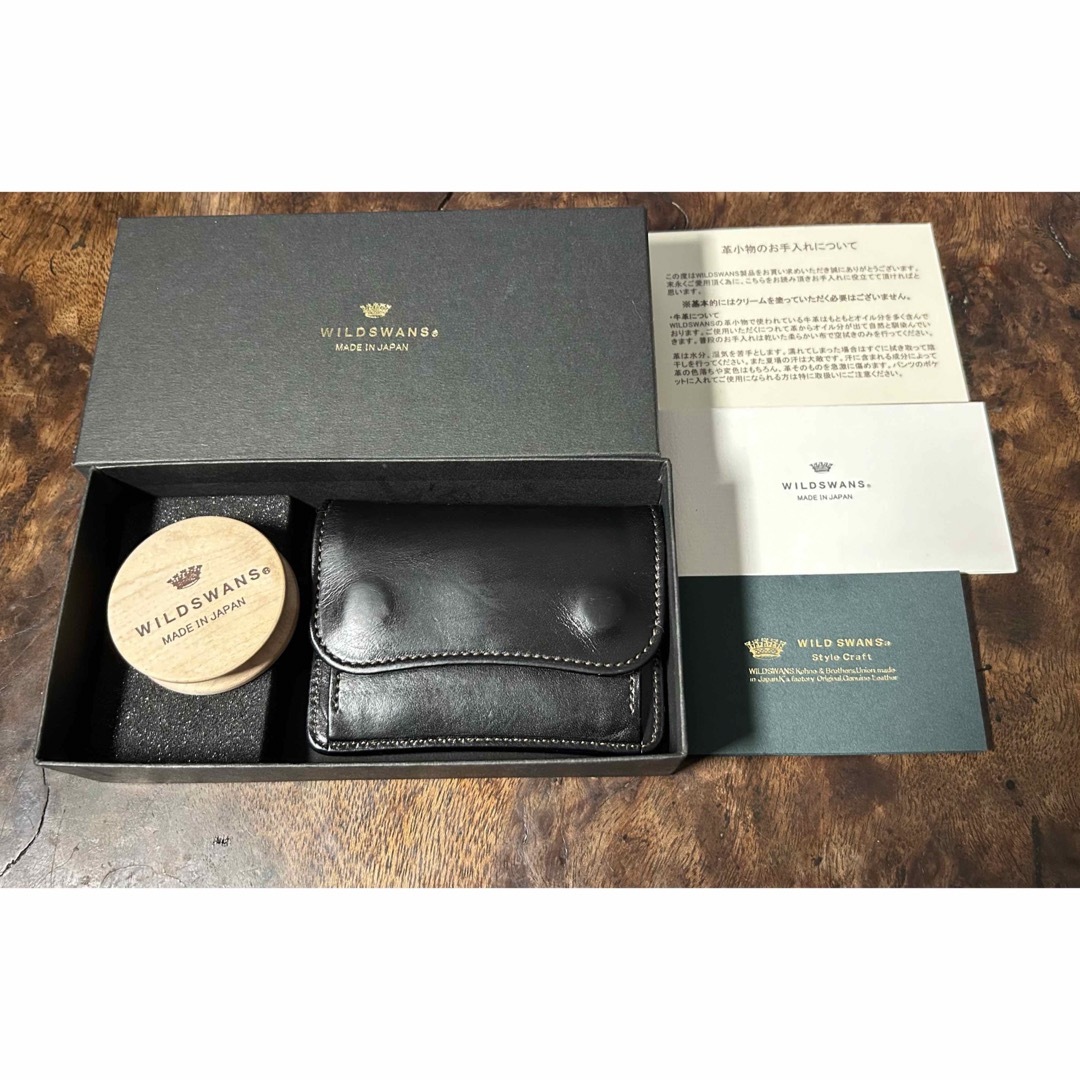 希少美品 WILDSWANS ワイルドスワンズ タング ブラック 王冠長文 希少美品 WILDSWANS ワイルドスワンズ タング ブラック 王冠長文