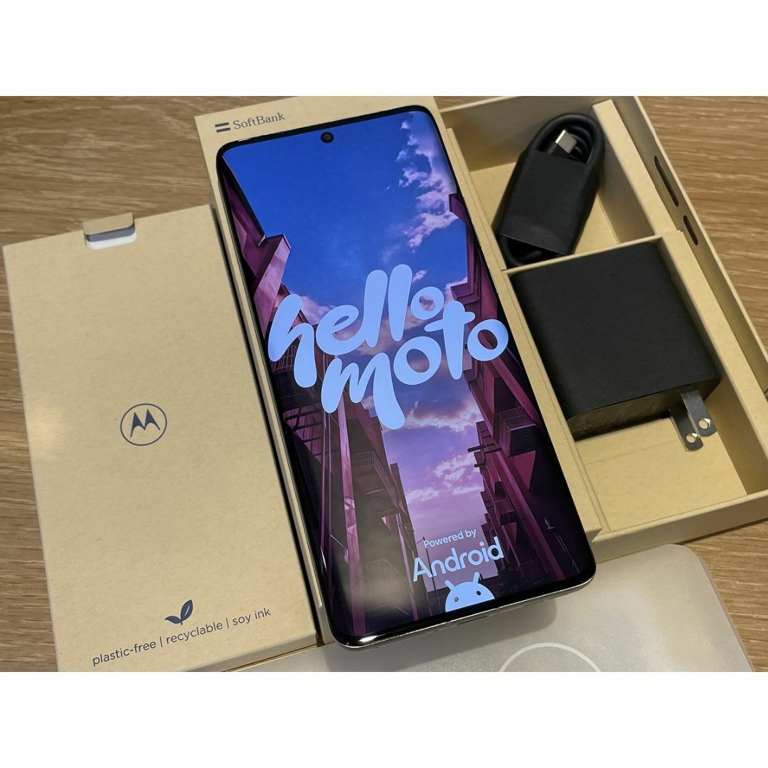 未使用 motorola edge 50s pro バニラクリーム 白 未使用 motorola edge 50s pro バニラクリーム 白