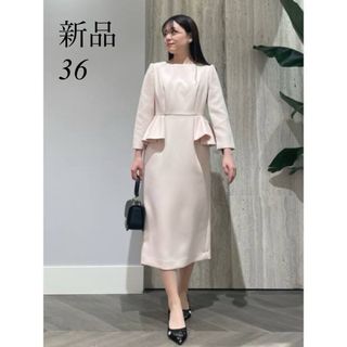 CELFORD - celford ロングスリーブペプラムタイトワンピース CELFORD - celford ロングスリーブペプラムタイトワンピース