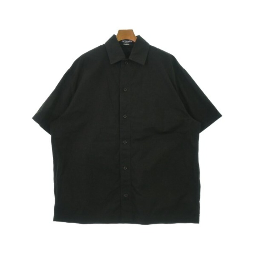 JACQUEMUS ジャックムス カジュアルシャツ 50(XL位) 黒 【古着】 JACQUEMUS ジャックムス カジュアルシャツ 50(XL位) 黒 【古着】