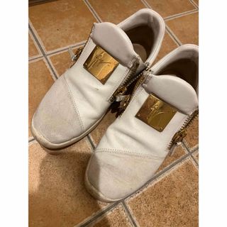 GIUZEPPE ZANOTTI - 極美品 ジュゼッペザノッティ 金 蛇革 GIUZEPPE ZANOTTI - 極美品 ジュゼッペザノッティ 金 蛇革