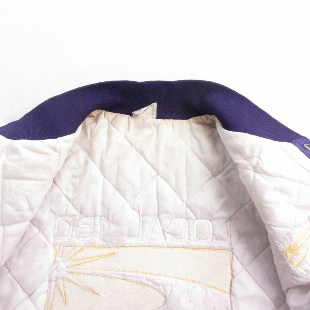 L☆古着 長袖 ジャケット メンズ 80年代 80s SEIU 刺繍 USA製 紫 L☆古着 長袖 ジャケット メンズ 80年代 80s SEIU 刺繍 USA製 紫