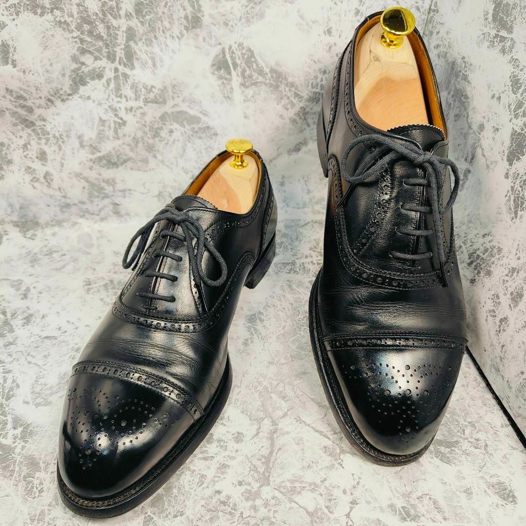 SCOTCH GRAIN (26)ストレートチップ メダリオン 黒 SCOTCH GRAIN (26)ストレートチップ メダリオン 黒