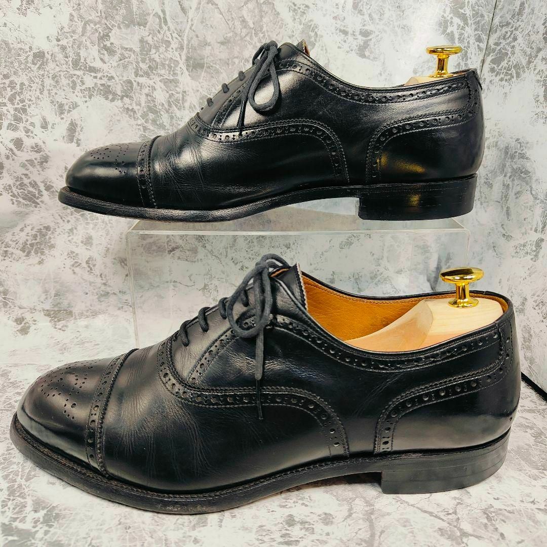 SCOTCH GRAIN (26)ストレートチップ メダリオン 黒 SCOTCH GRAIN (26)ストレートチップ メダリオン 黒