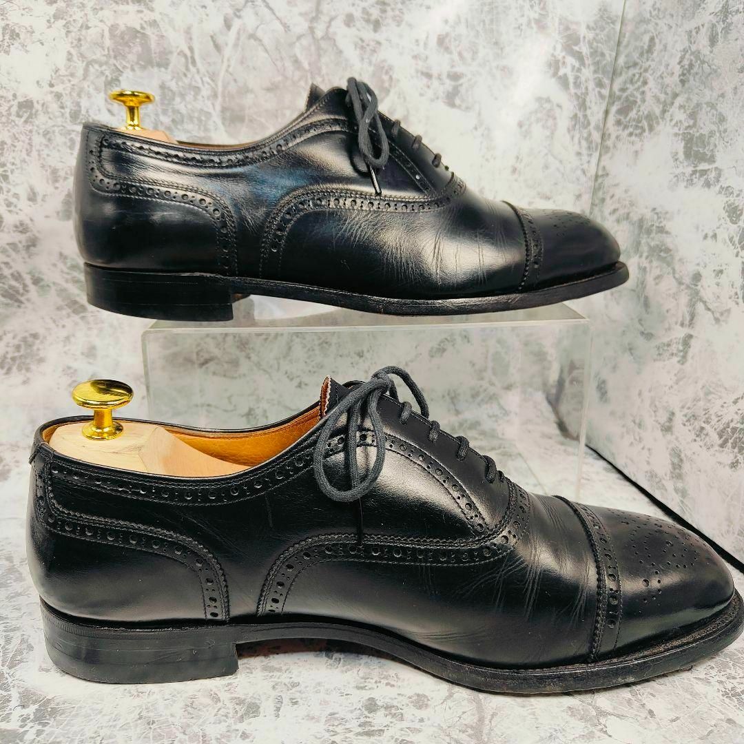 SCOTCH GRAIN (26)ストレートチップ メダリオン 黒 SCOTCH GRAIN (26)ストレートチップ メダリオン 黒