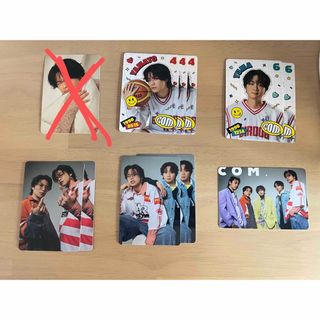 コムドットカード　バラ売り(男性タレント)