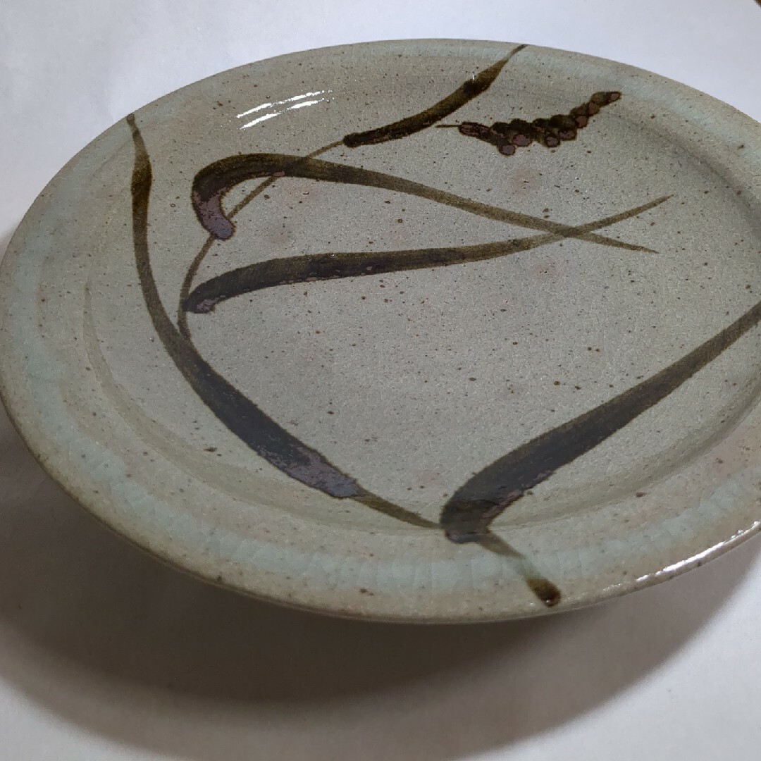 唐津焼 中里太郎右衛門窯 絵唐津皿 直径25cm 大皿 美品の通販 by 唐津焼 中里太郎右衛門窯 絵唐津皿 直径25cm 大皿 美品の通販 by